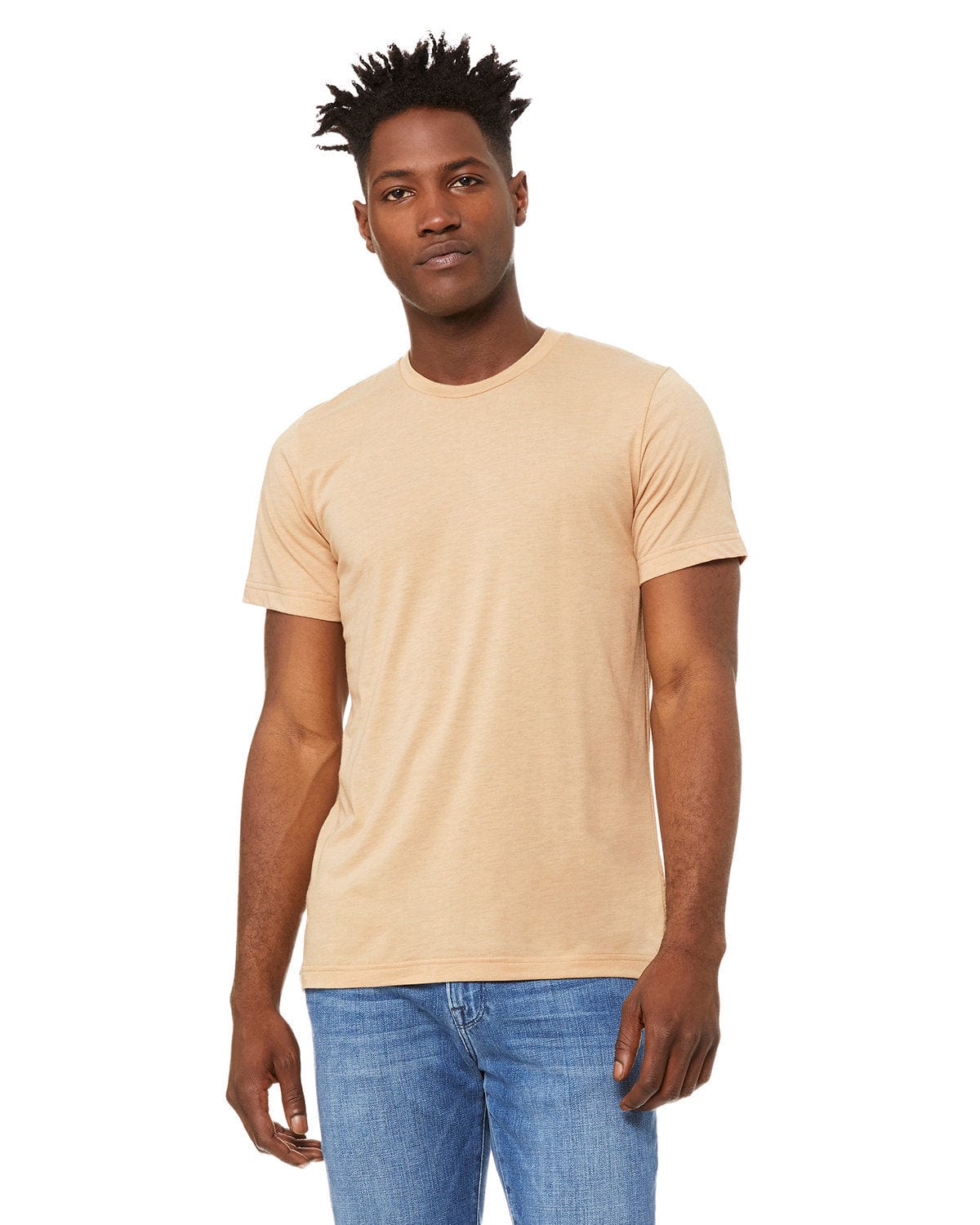 Bella+Canvas 3413C: Unisex Triblend T-Shirt in Sand Dune Trblnd