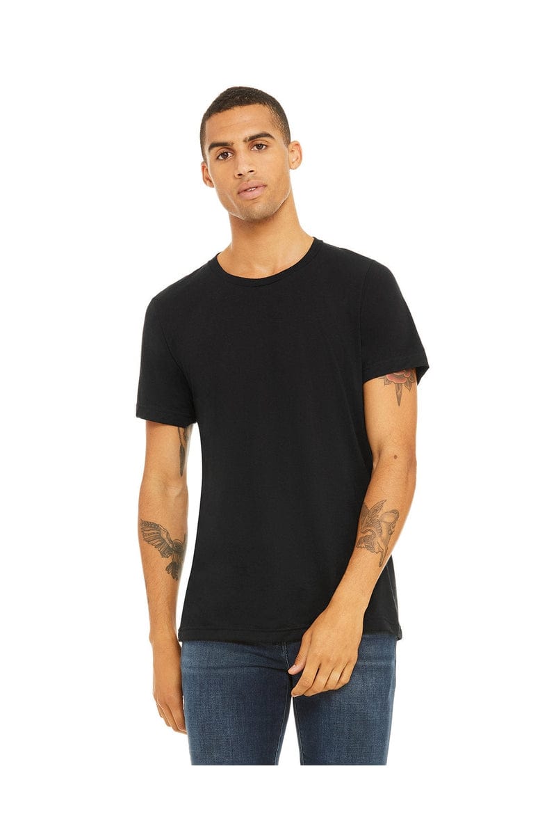 Bella+Canvas 3413C: Unisex Triblend T-Shirt in Sld Blk Triblend
