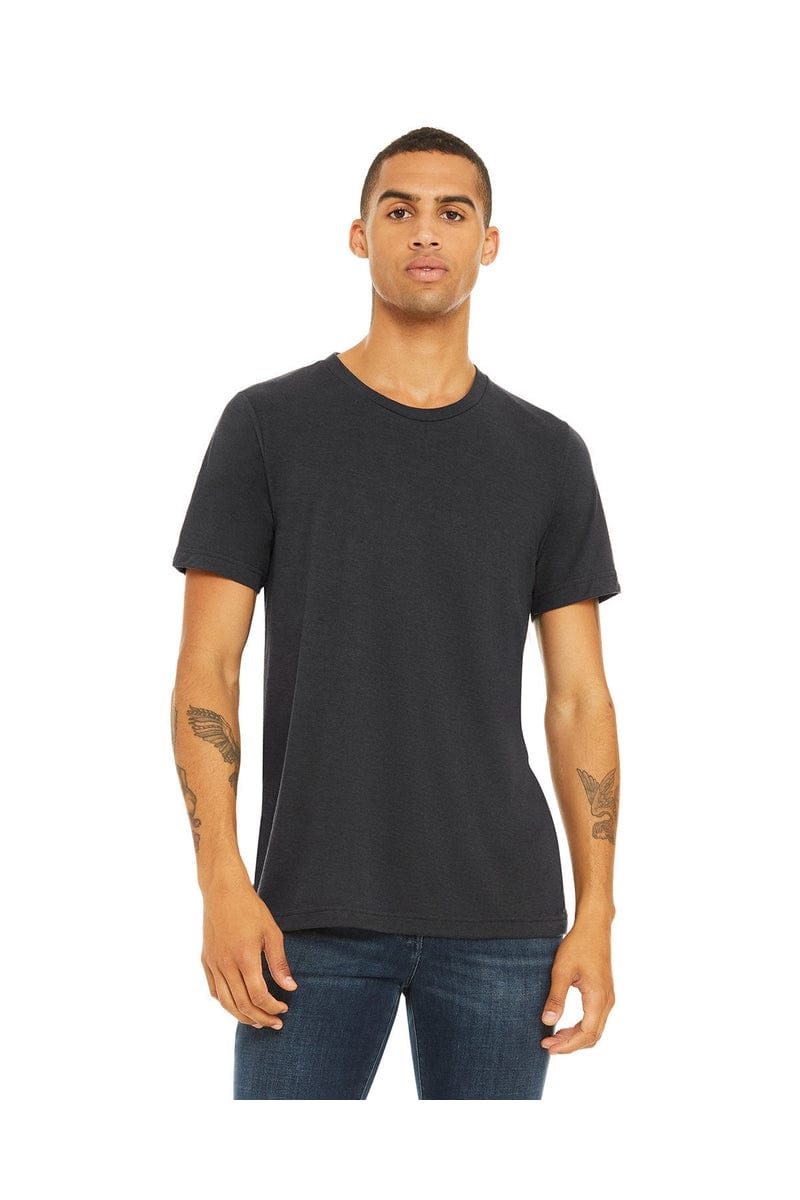 Bella+Canvas 3413C: Unisex Triblend T-Shirt in Sd Dark Gry Trbl