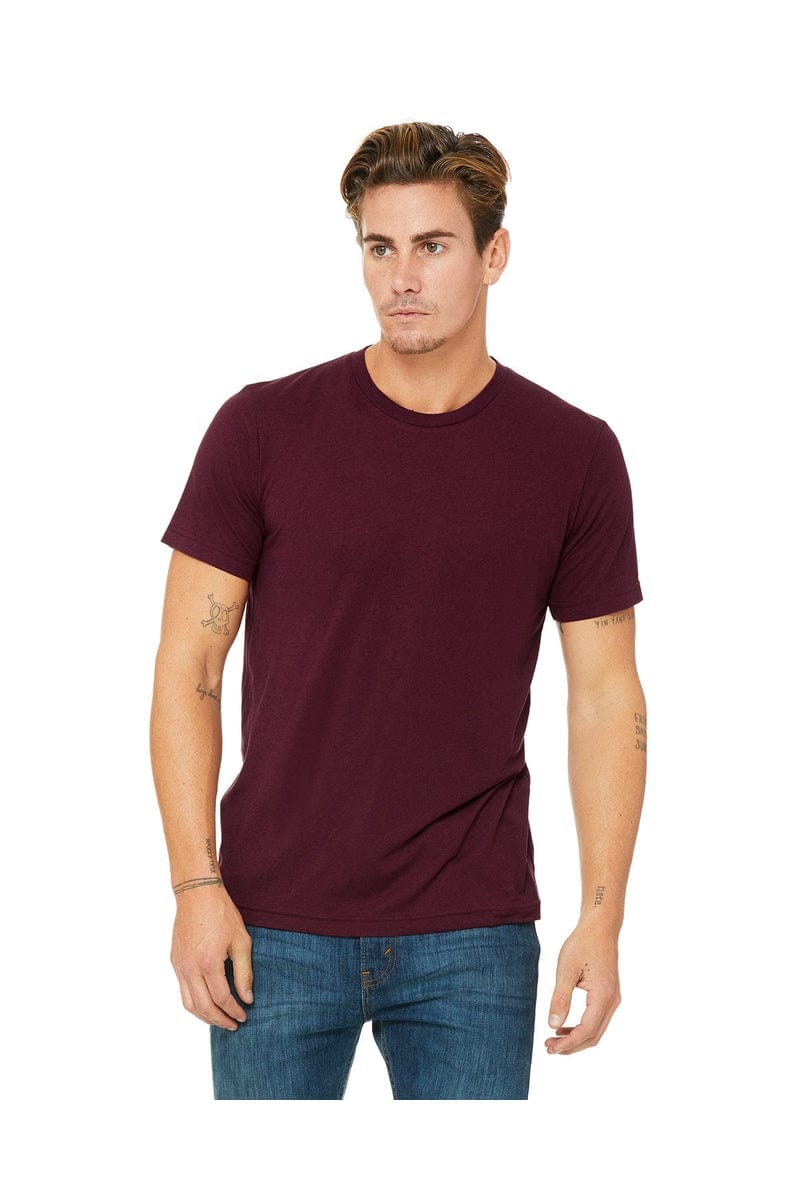 Bella+Canvas 3413C: Unisex Triblend T-Shirt in Solid Mrn Trblnd