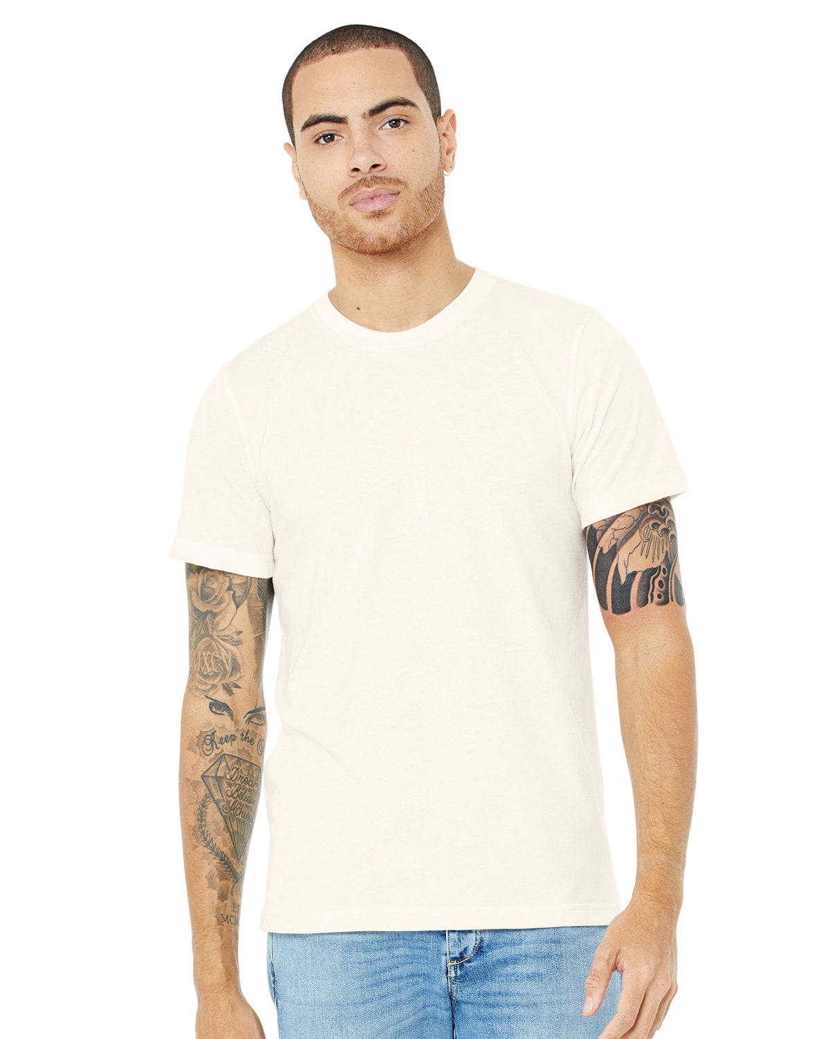 Bella+Canvas 3413C: Unisex Triblend T-Shirt in Sd Naturl Trblnd