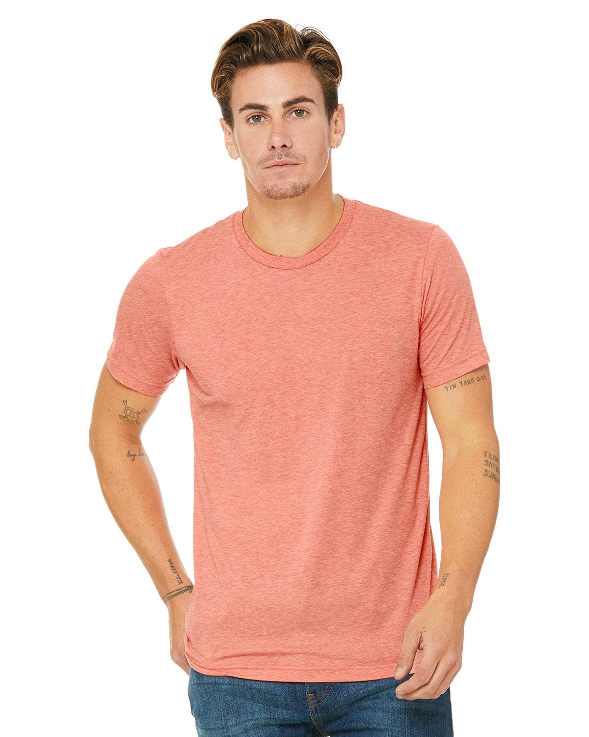 Bella+Canvas 3413C: Unisex Triblend T-Shirt in Sunset Triblend