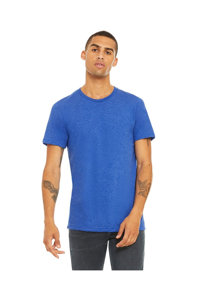 Bella+Canvas 3413C: Unisex Triblend T-Shirt in True Royal Trbln
