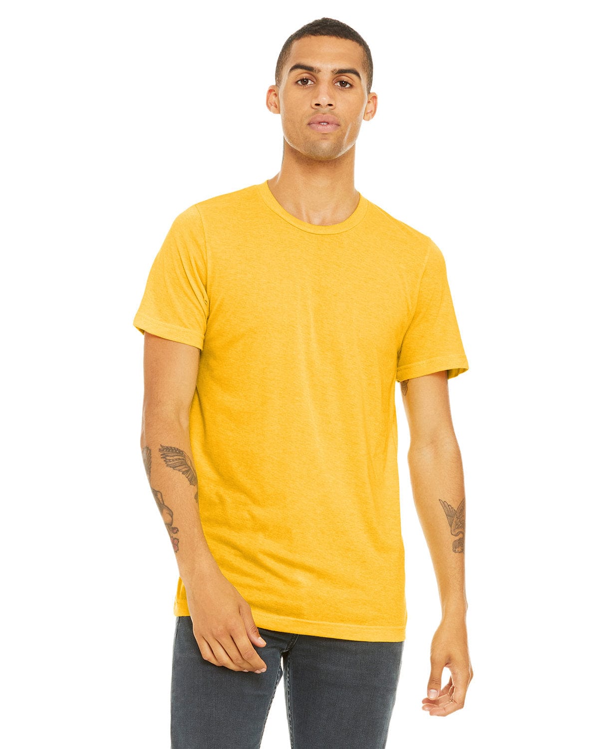 Bella+Canvas 3413C: Unisex Triblend T-Shirt in Yllw Gld Trblnd