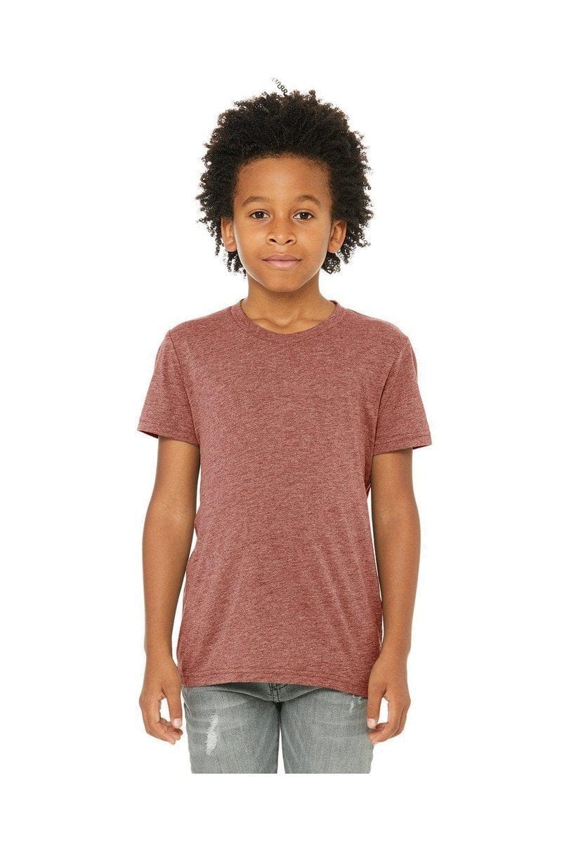 Bella+Canvas 3413Y: Youth Triblend Short Sleeve Tee in Mauve