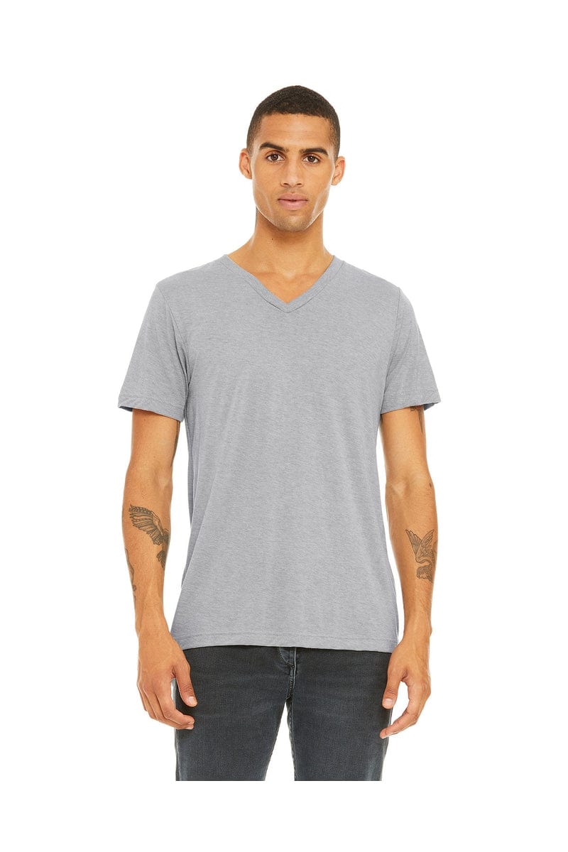 Bella+Canvas 3415C: Unisex Triblend V-Neck T-Shirt in 