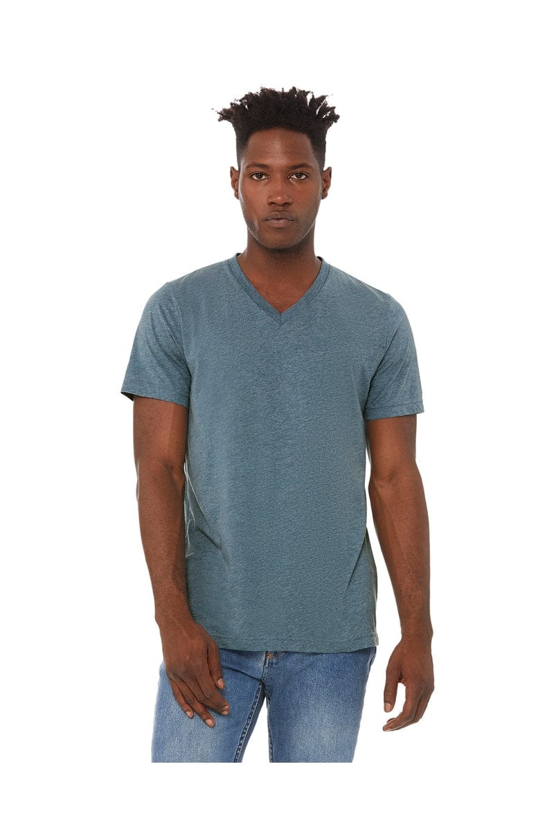 Bella+Canvas 3415C: Unisex Triblend V-Neck T-Shirt in 