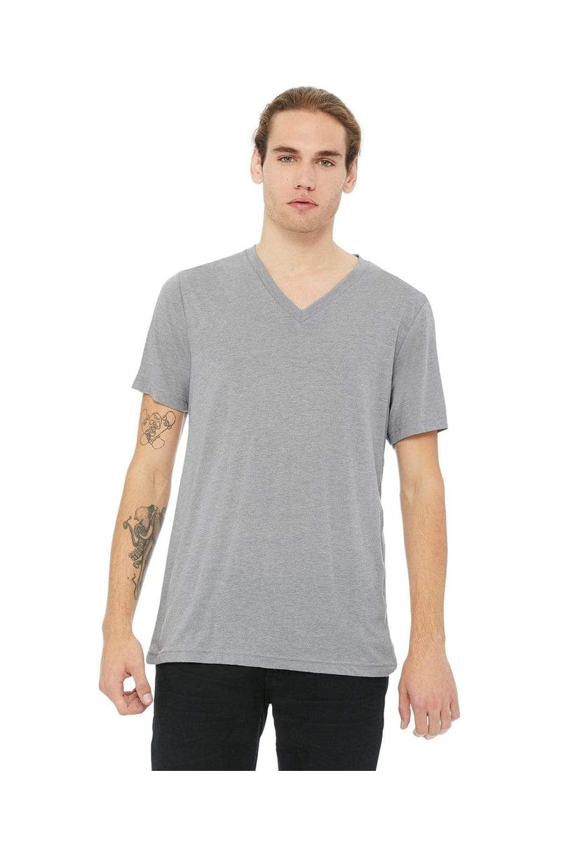 Bella+Canvas 3415C: Unisex Triblend V-Neck T-Shirt in 