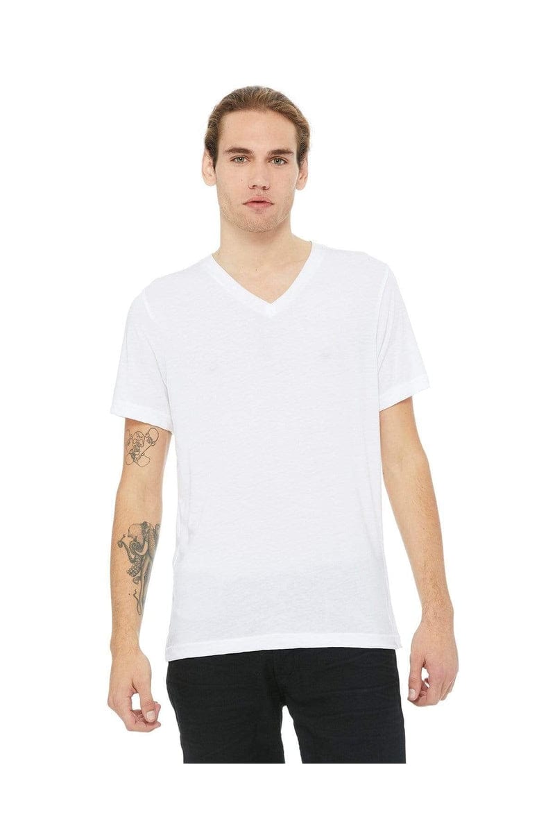 Bella+Canvas 3415C: Unisex Triblend V-Neck T-Shirt in 