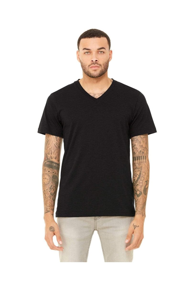 Bella+Canvas 3415C: Unisex Triblend V-Neck T‑Shirt in 