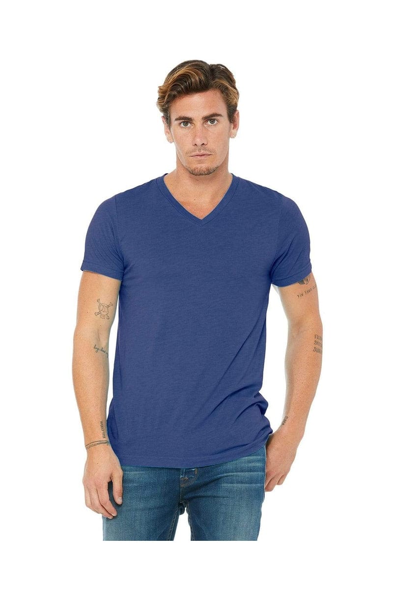 Bella+Canvas 3415C: Unisex Triblend V-Neck T-Shirt in 