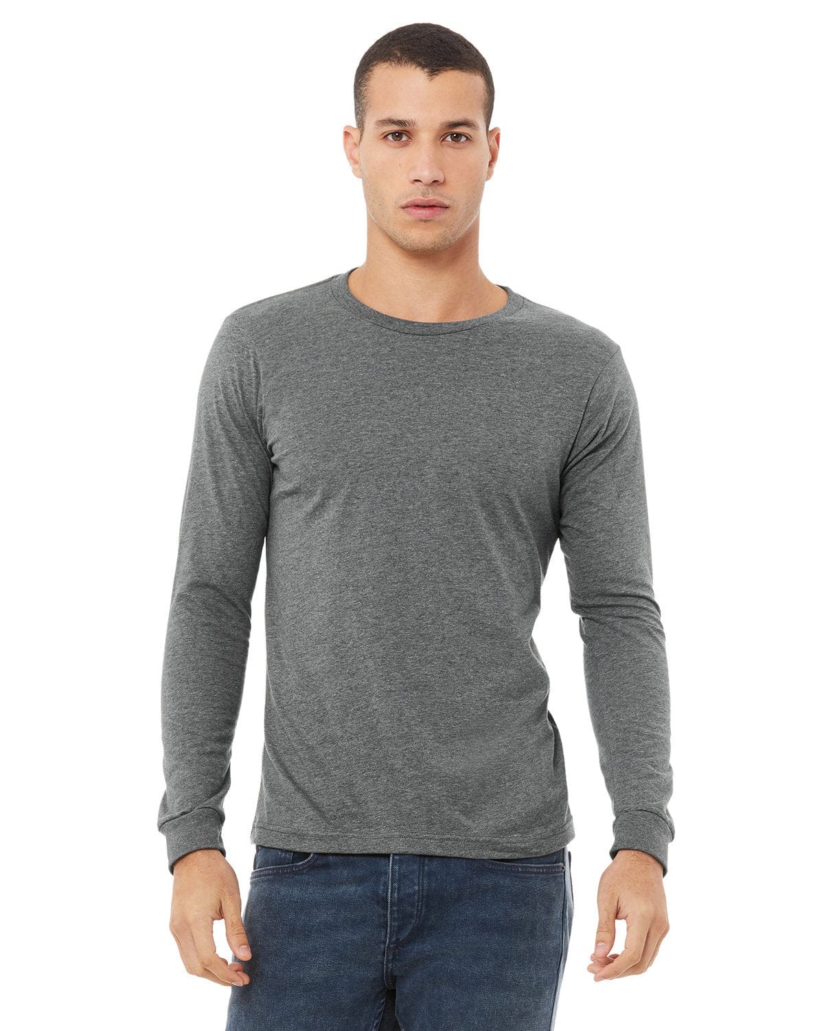 Bella+Canvas 3501CVC Unisex CVC Jersey Long-Sleeve T-Shirt in 