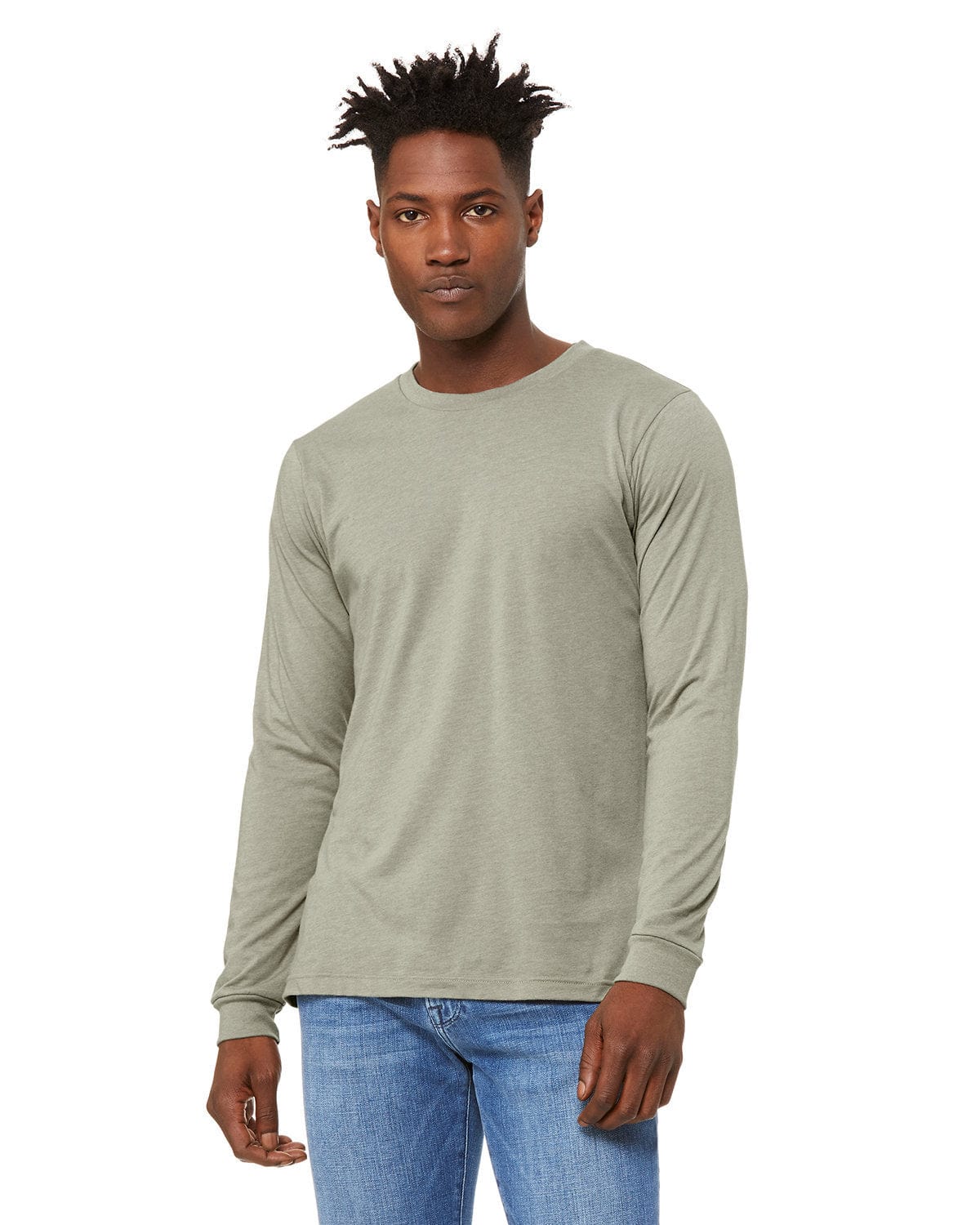 Bella+Canvas 3501CVC Unisex CVC Jersey Long-Sleeve T-Shirt in 