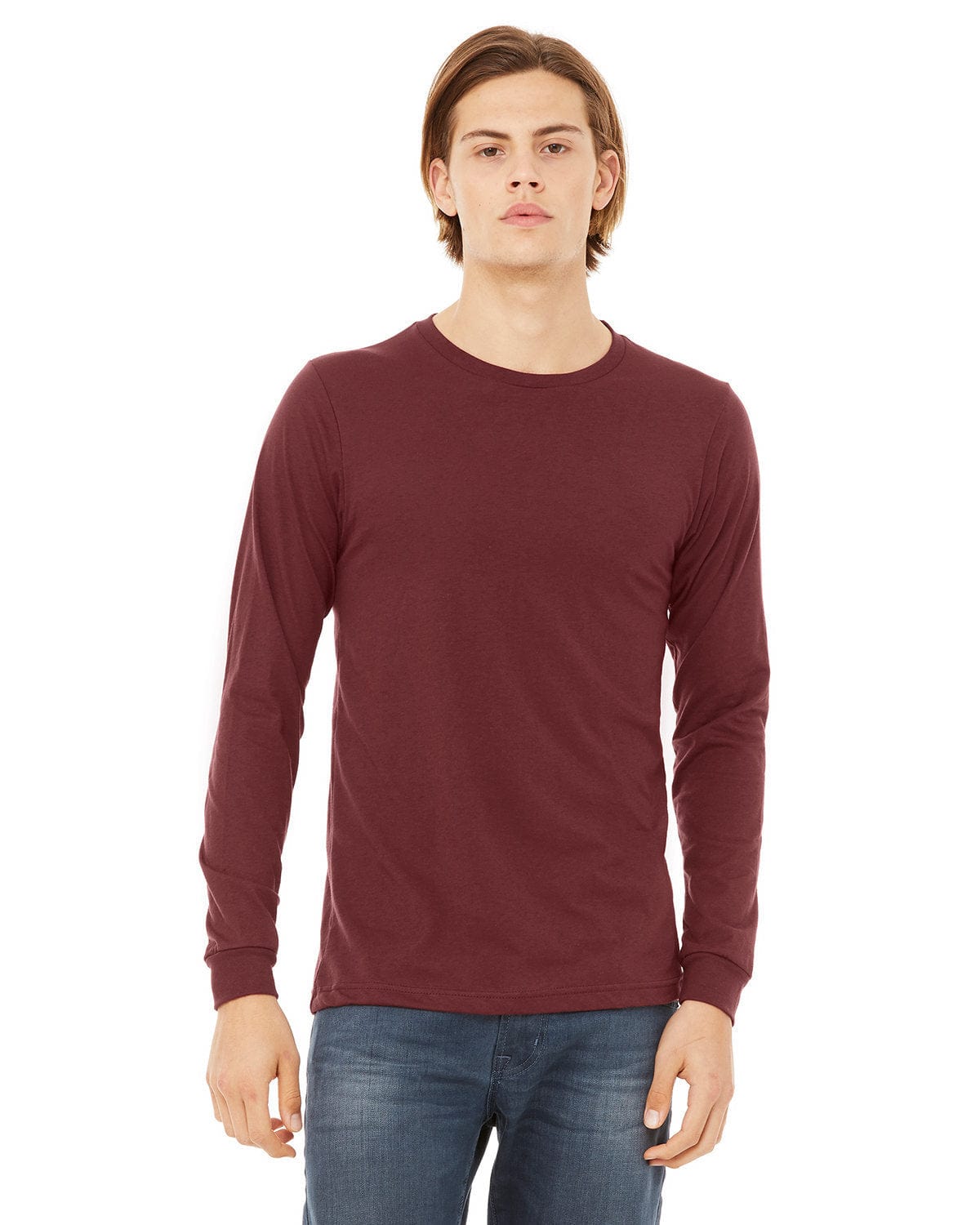 Bella+Canvas 3501CVC Unisex CVC Jersey Long-Sleeve T-Shirt in 