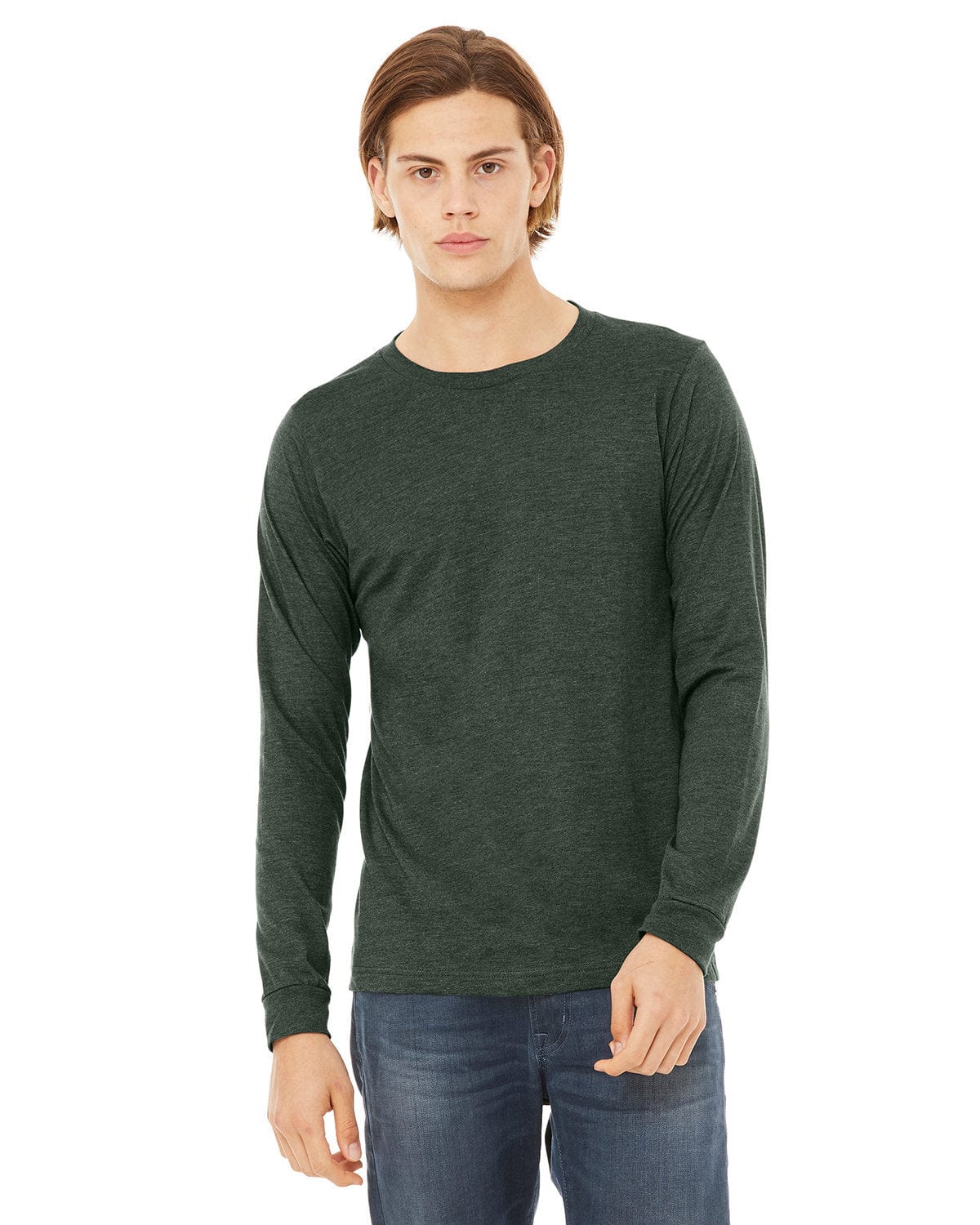Bella+Canvas 3501CVC Unisex CVC Jersey Long-Sleeve T-Shirt in 