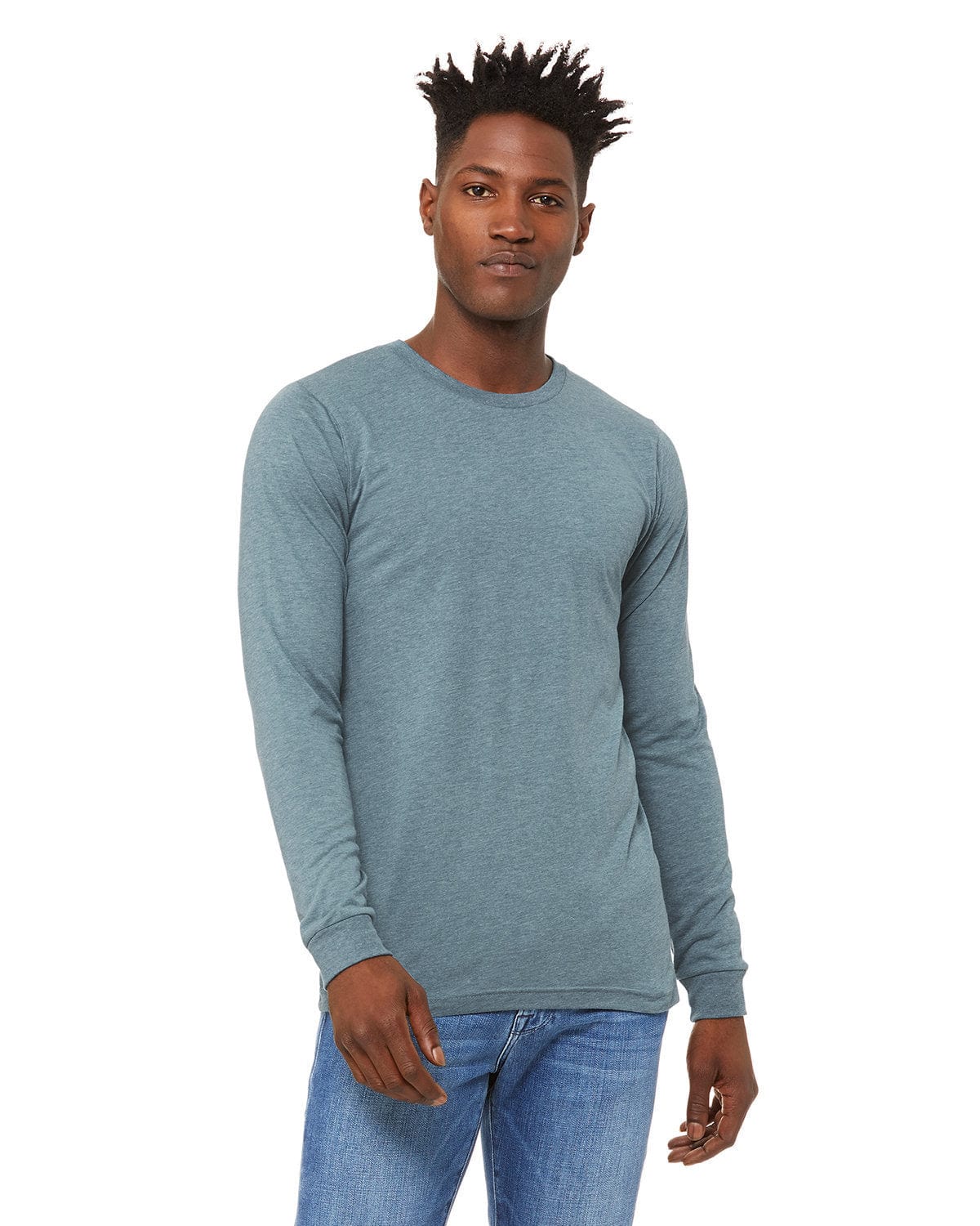Bella+Canvas 3513 Unisex Triblend Long-Sleeve T-Shirt in 