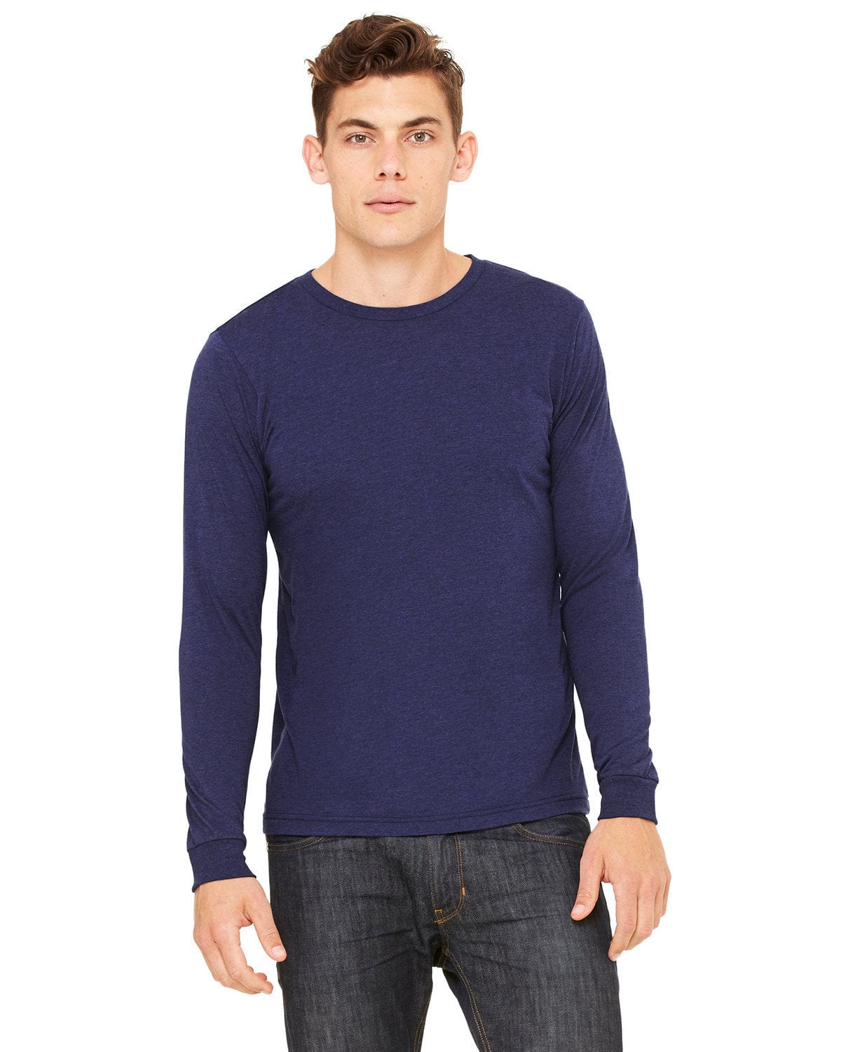 Bella+Canvas 3513 Unisex Triblend Long-Sleeve T-Shirt in 