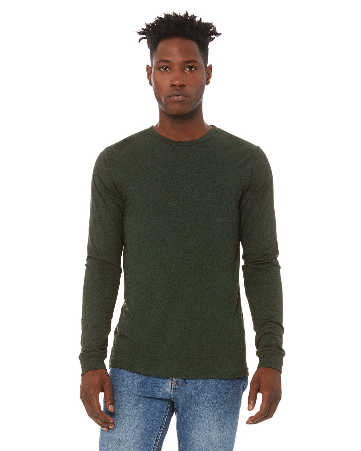 Bella+Canvas 3513 Unisex Triblend Long-Sleeve T-Shirt in 