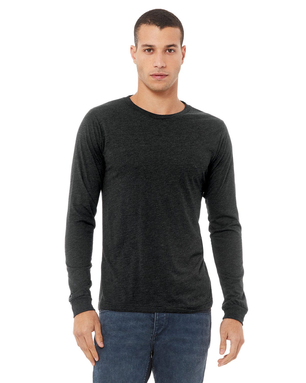 Bella+Canvas 3513 Unisex Triblend Long-Sleeve T-Shirt in 