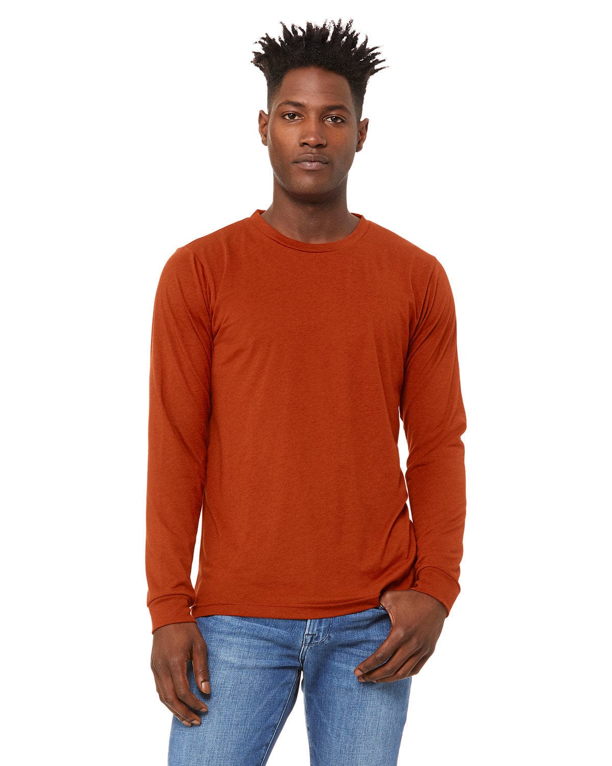 Bella+Canvas 3513 Unisex Triblend Long-Sleeve T-Shirt in 