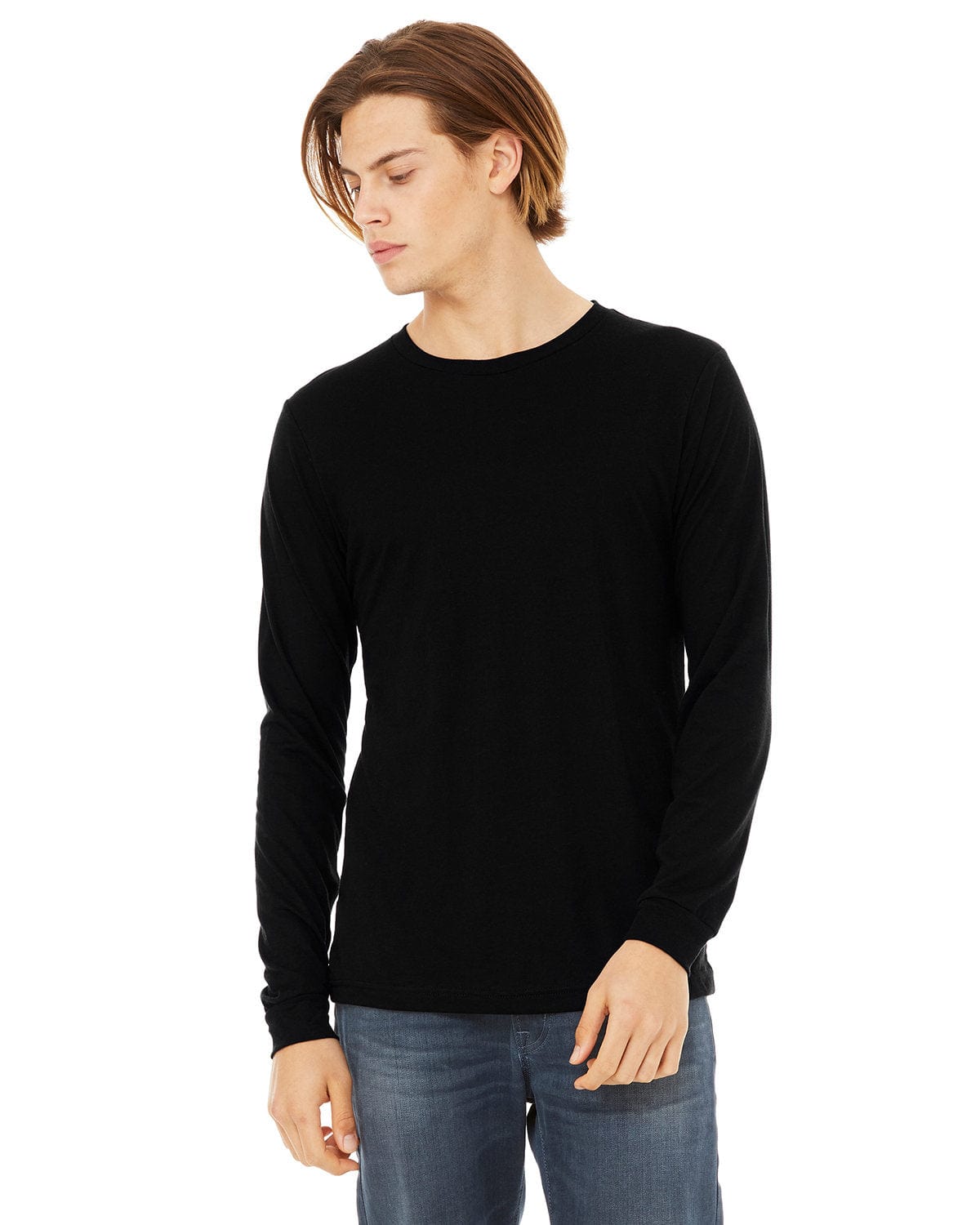 Bella+Canvas 3513 Unisex Triblend Long-Sleeve T-Shirt in 