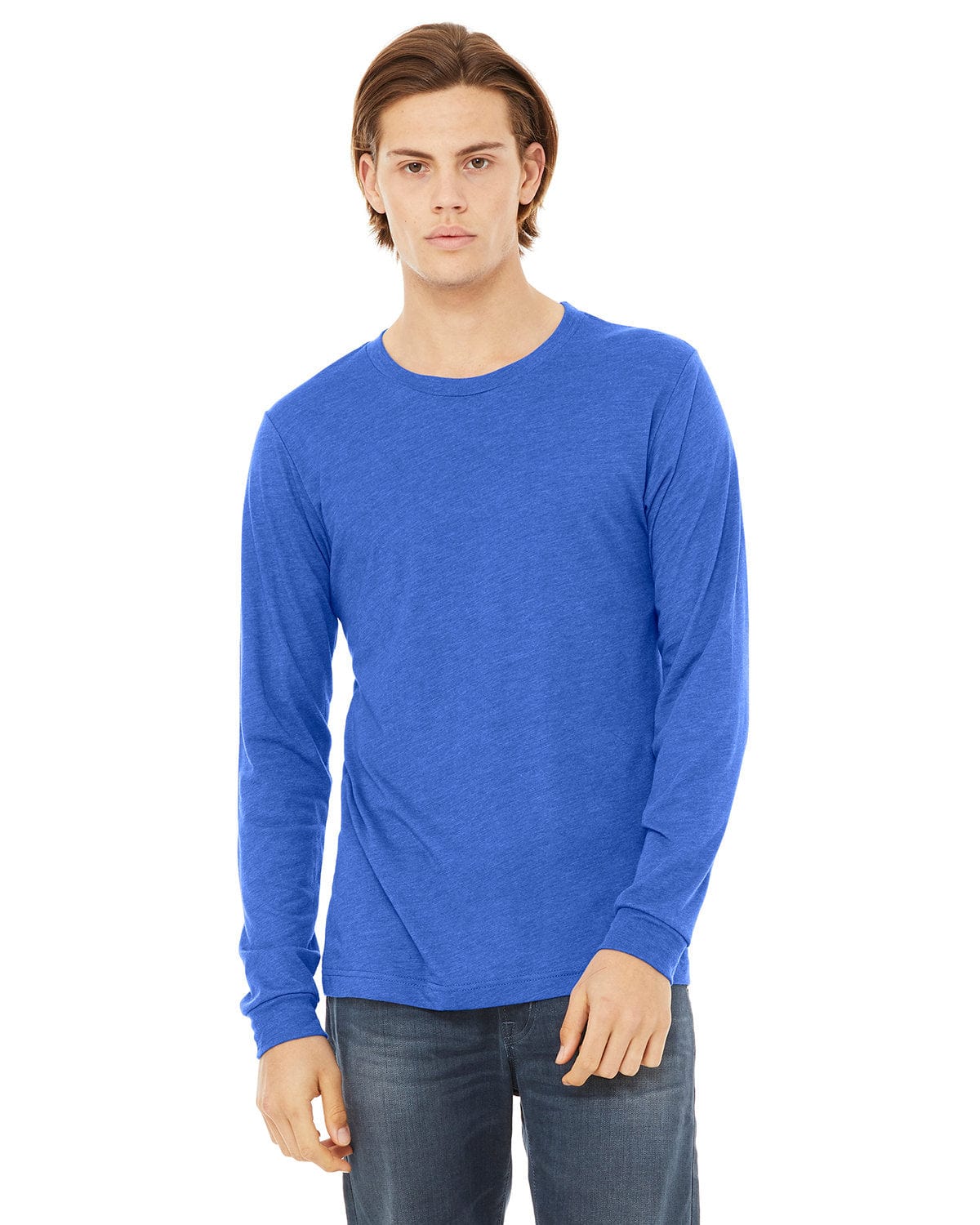 Bella+Canvas 3513 Unisex Triblend Long-Sleeve T-Shirt in 