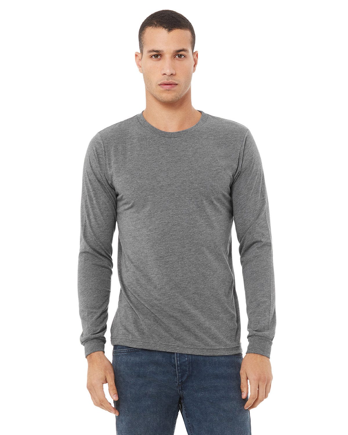 Bella+Canvas 3513 Unisex Triblend Long-Sleeve T-Shirt in 