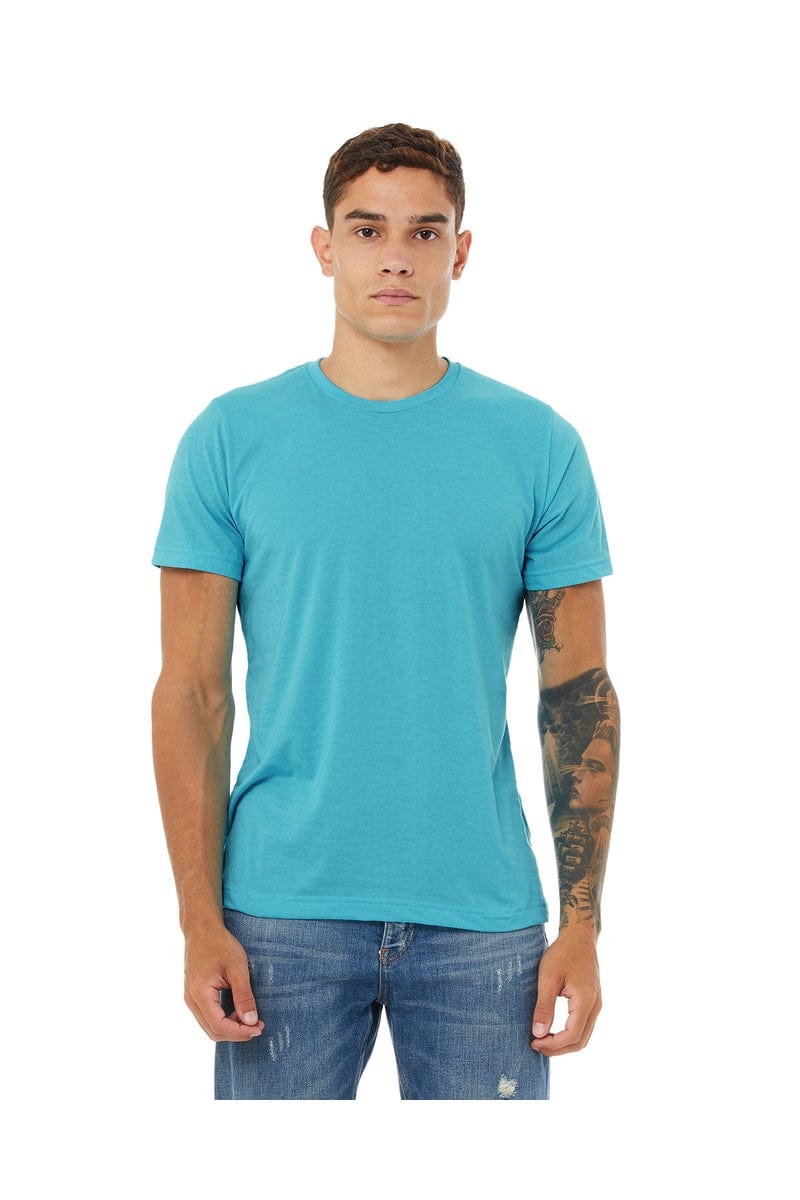 Bella+Canvas 3650: Unisex Poly-Cotton Short-Sleeve T‑Shirt in 