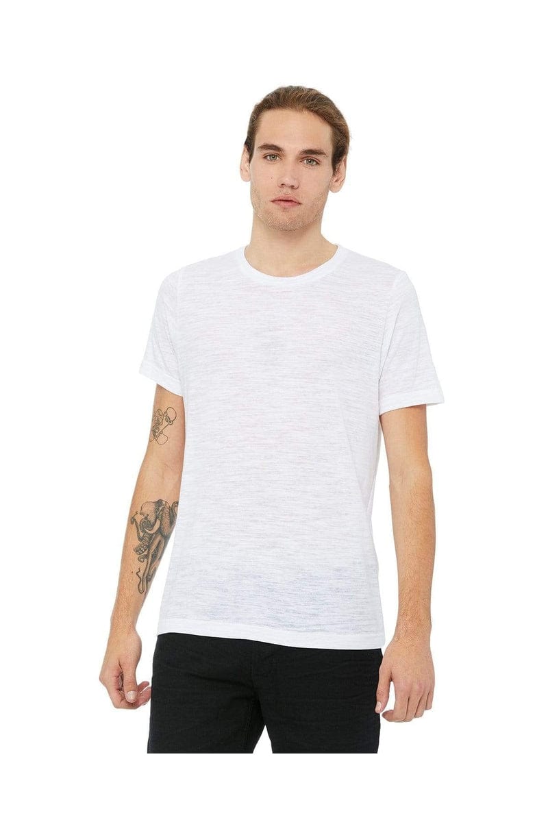 Bella+Canvas 3650: Unisex Poly-Cotton Short-Sleeve T‑Shirt in 