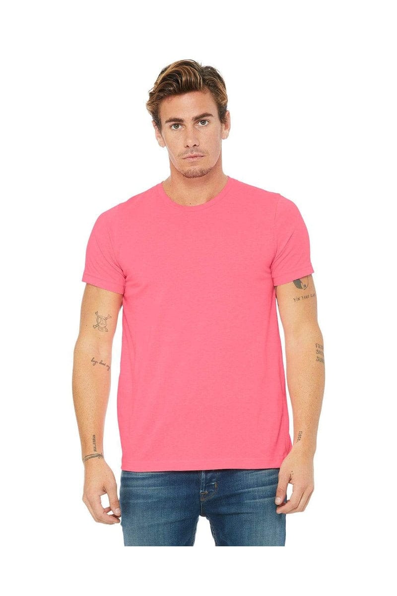 Bella+Canvas 3650: Unisex Poly-Cotton Short-Sleeve T‑Shirt in 