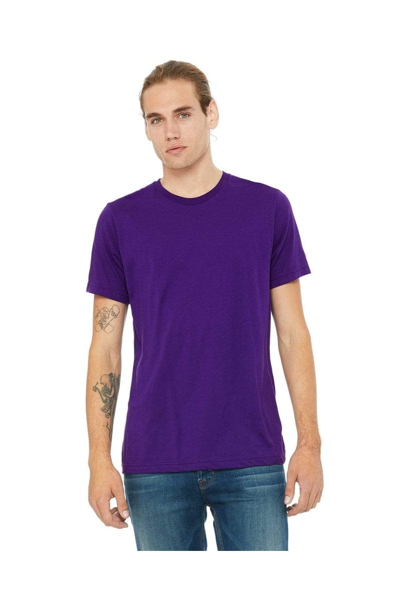 Bella+Canvas 3650: Unisex Poly-Cotton Short-Sleeve T‑Shirt in 