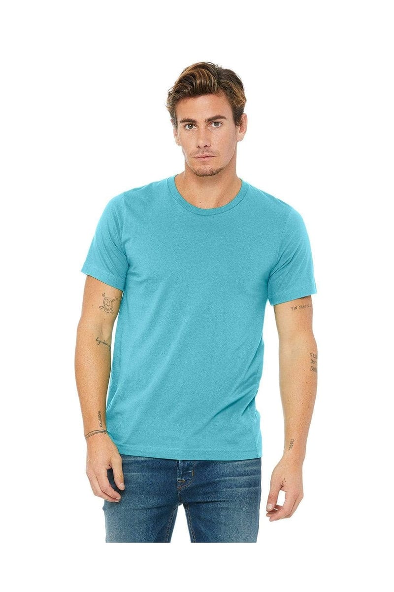 Bella+Canvas 3650: Unisex Poly-Cotton Short-Sleeve T‑Shirt in 