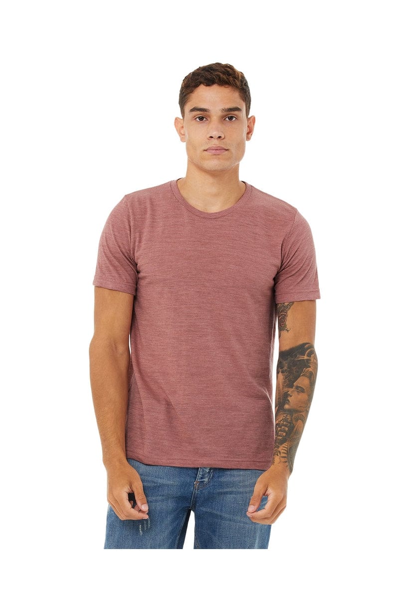 Bella+Canvas 3650: Unisex Poly-Cotton Short-Sleeve T‑Shirt in 