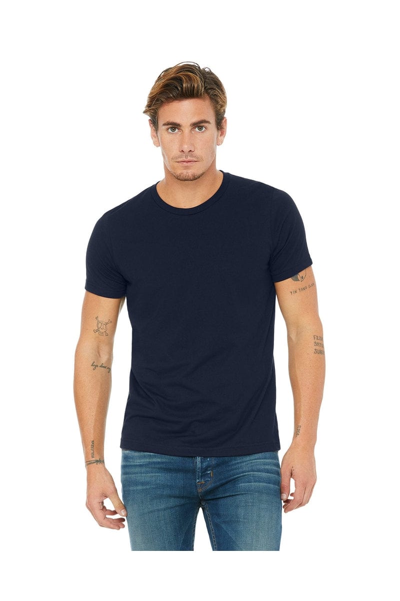 Bella+Canvas 3650: Unisex Poly-Cotton Short-Sleeve T‑Shirt in 