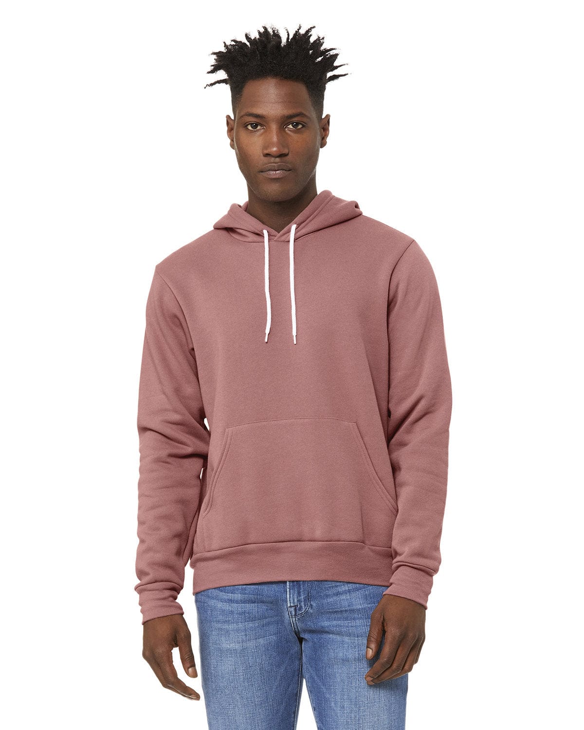Bella+Canvas 3719 Unisex Sponge Fleece Pullover Hooded Sweatshirt in 