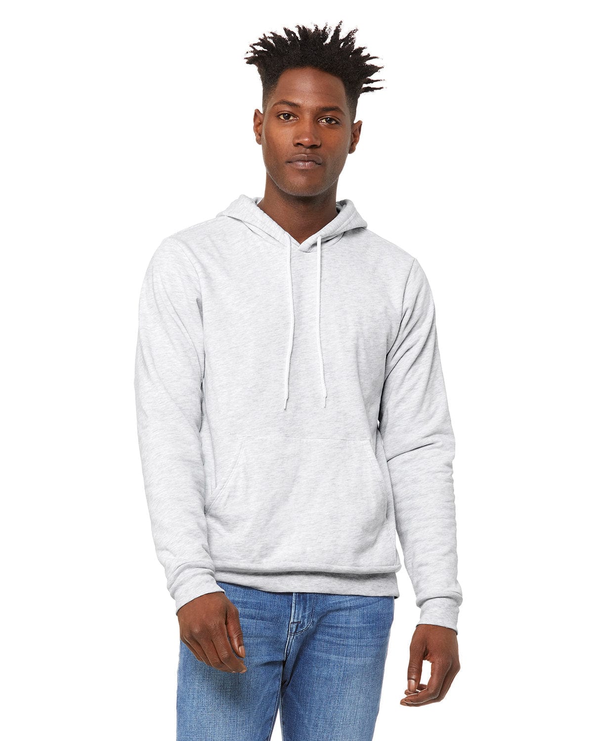 Bella+Canvas 3719 Unisex Sponge Fleece Pullover Hooded Sweatshirt in 