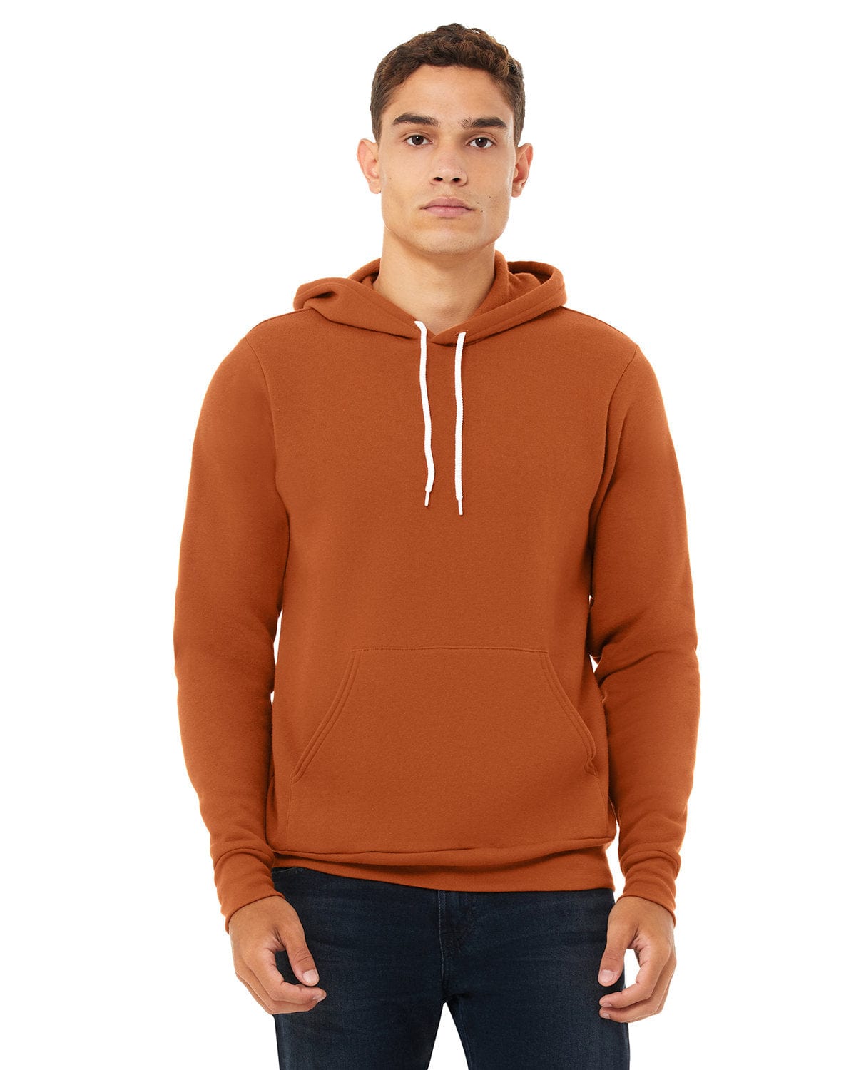 Bella+Canvas 3719 Unisex Sponge Fleece Pullover Hooded Sweatshirt in 