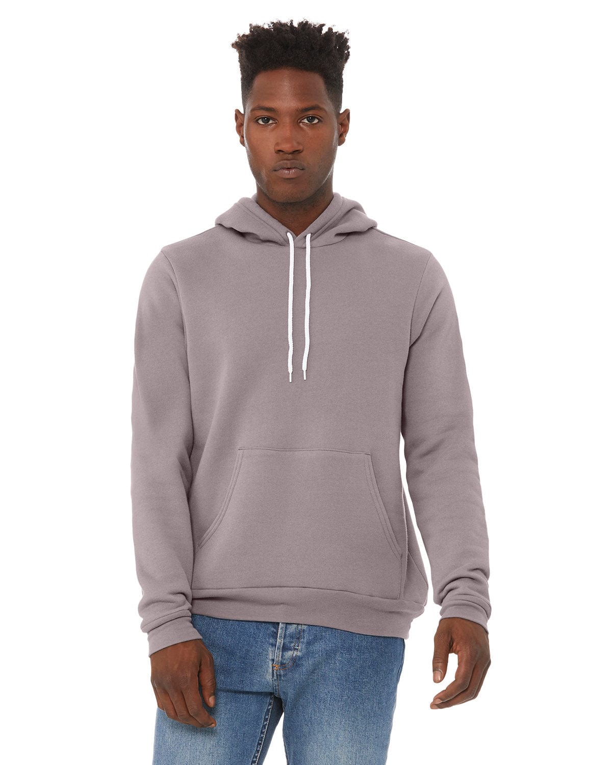 Bella+Canvas 3719 Unisex Sponge Fleece Pullover Hooded Sweatshirt in 