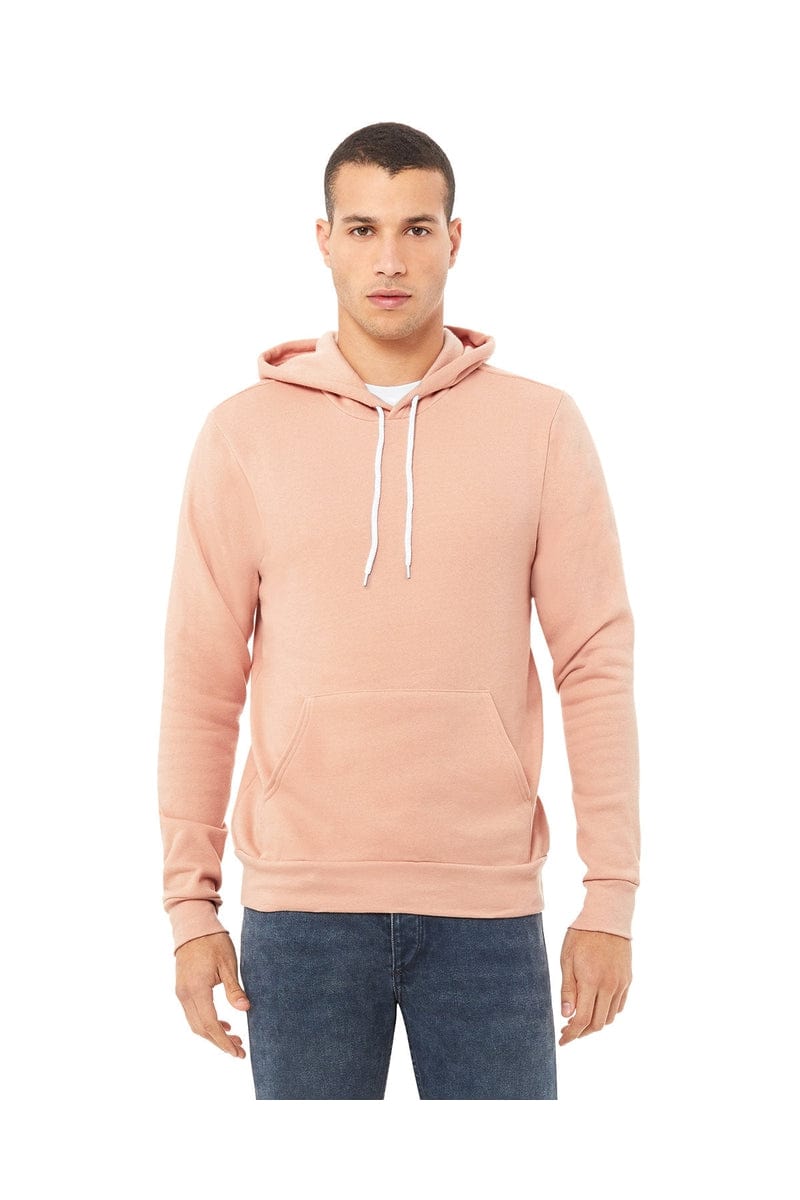 Bella+Canvas 3719 Unisex Sponge Fleece Pullover Hoodies in 