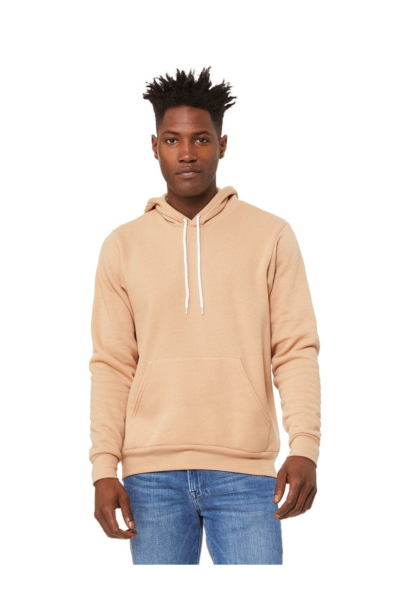 Bella+Canvas 3719 Unisex Sponge Fleece Pullover Hoodies in 