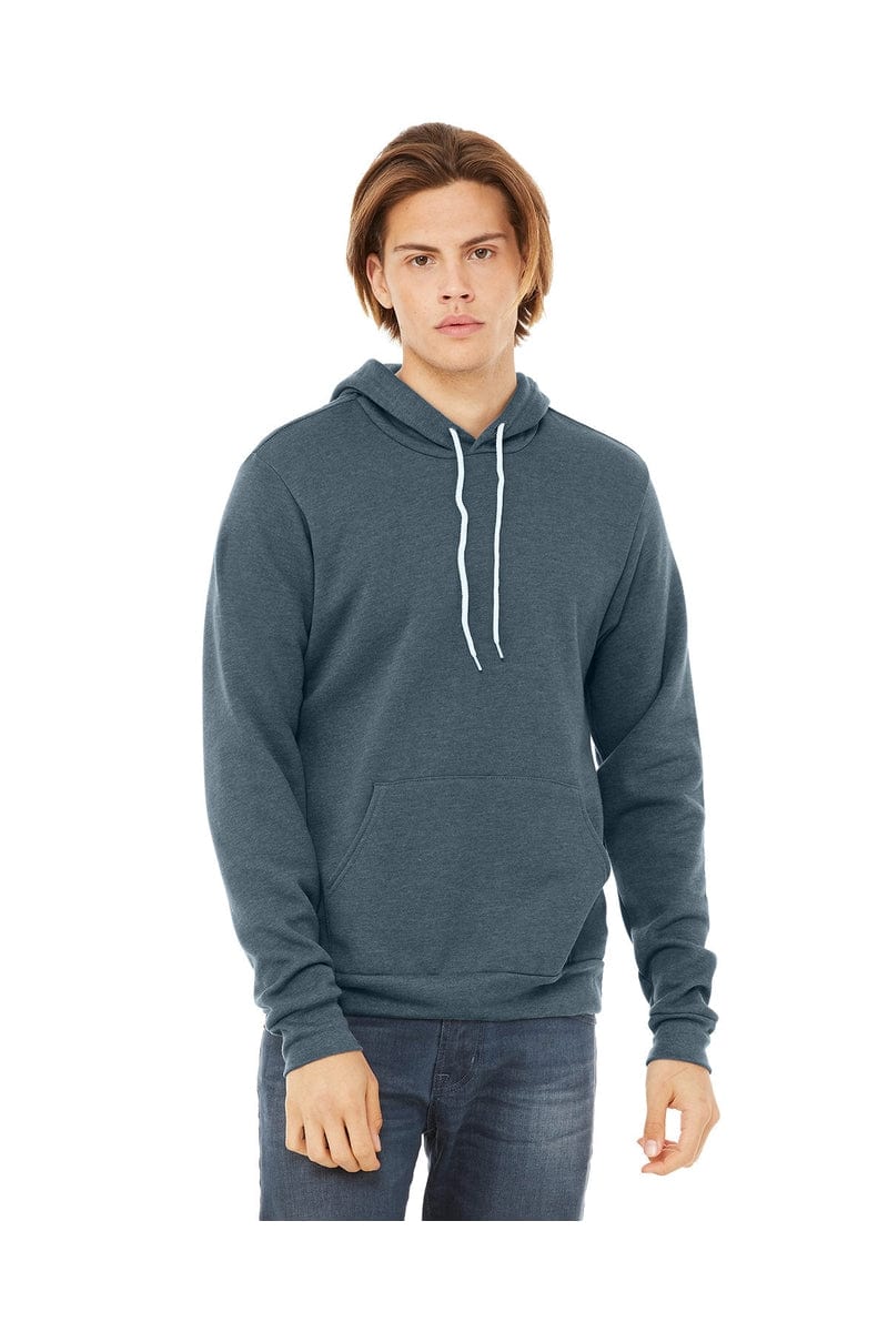 Bella+Canvas 3719 Unisex Sponge Fleece Pullover Hoodies in 