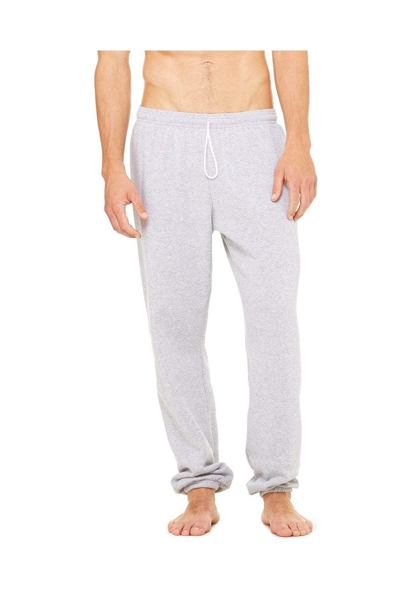 Bella+Canvas 3737 Unisex Sponge Fleece Long Scrunch Pant in Athletic Heather