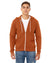 Bella+Canvas 3739: Unisex Poly-Cotton Fleece Full-Zip Hooded Sweatshirt