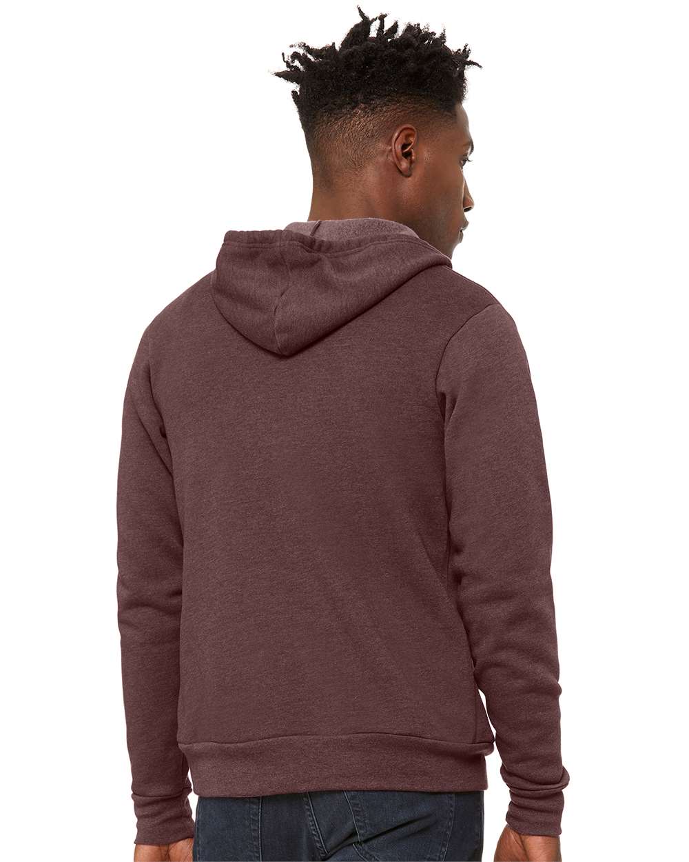 BELLA + CANVAS Fleece - Premium - Hood BELLA + CANVAS 3739 Unisex Sponge Fleece Full-Zip Hoodie Sweatshirt