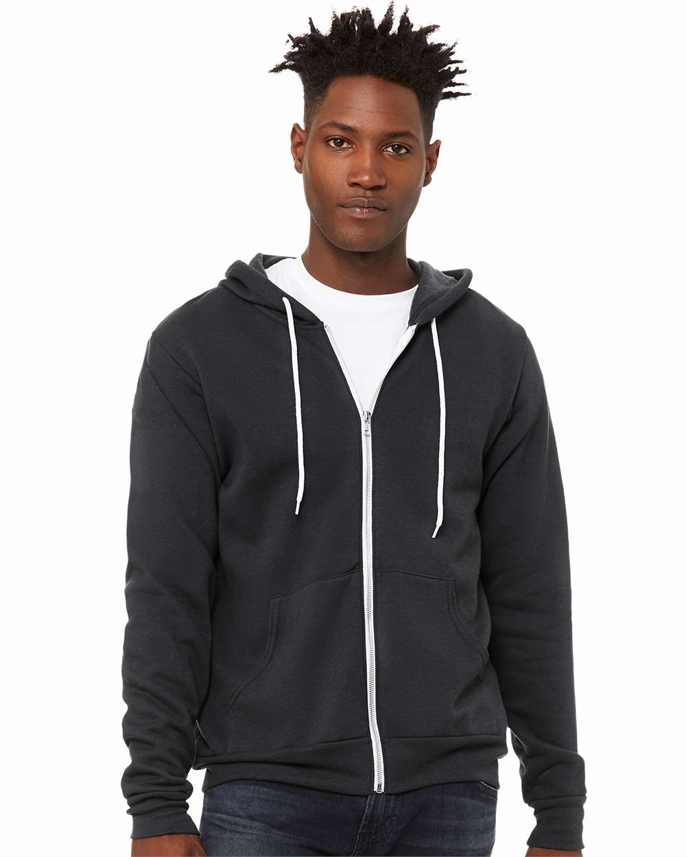 Bella Canvas Hoodie Bella+Canvas 3739 Unisex Sponge Fleece Full-Zip Hoodie Sweatshirt