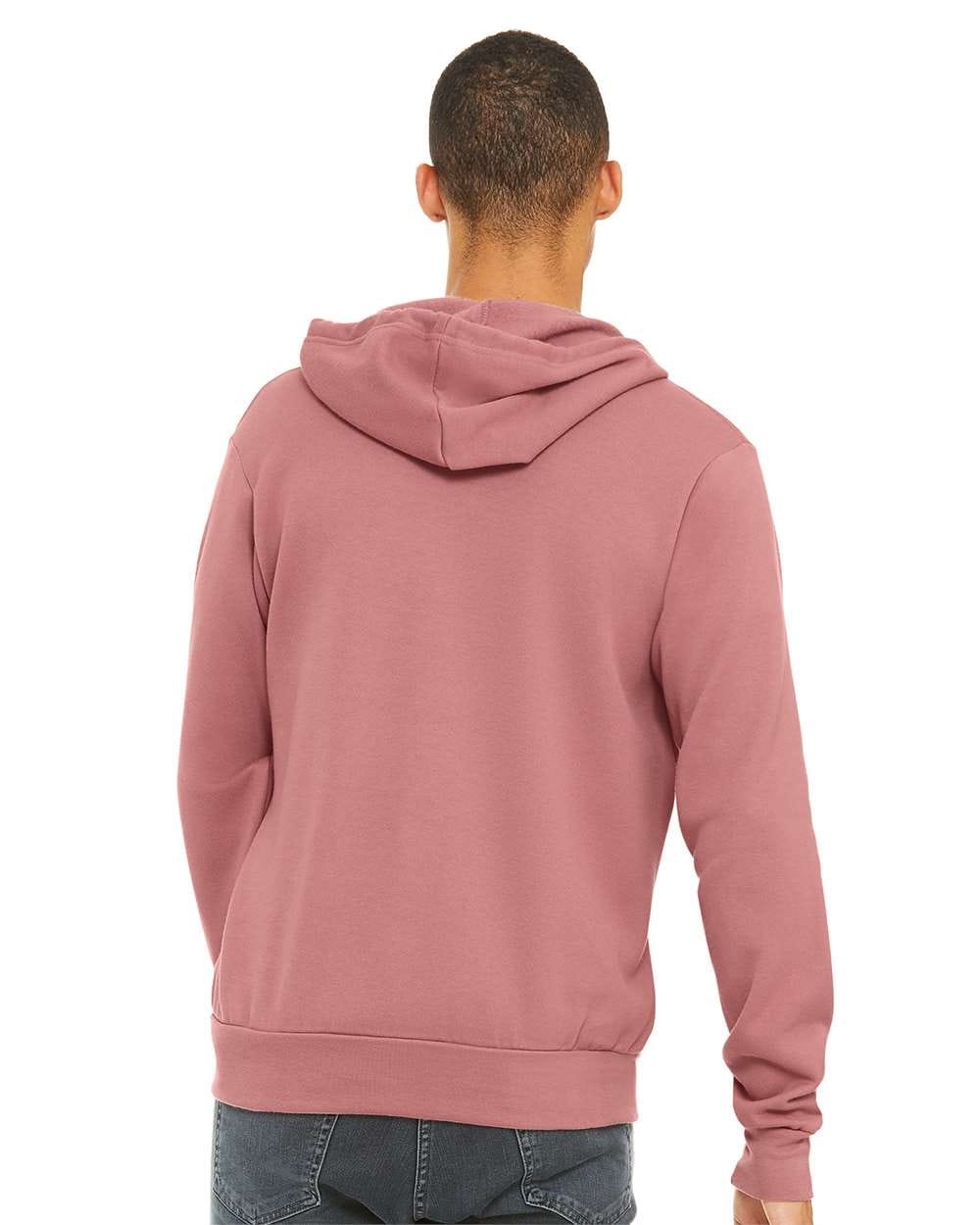 Bella Canvas Hoodie Bella+Canvas 3739 Unisex Sponge Fleece Full-Zip Hoodie Sweatshirt