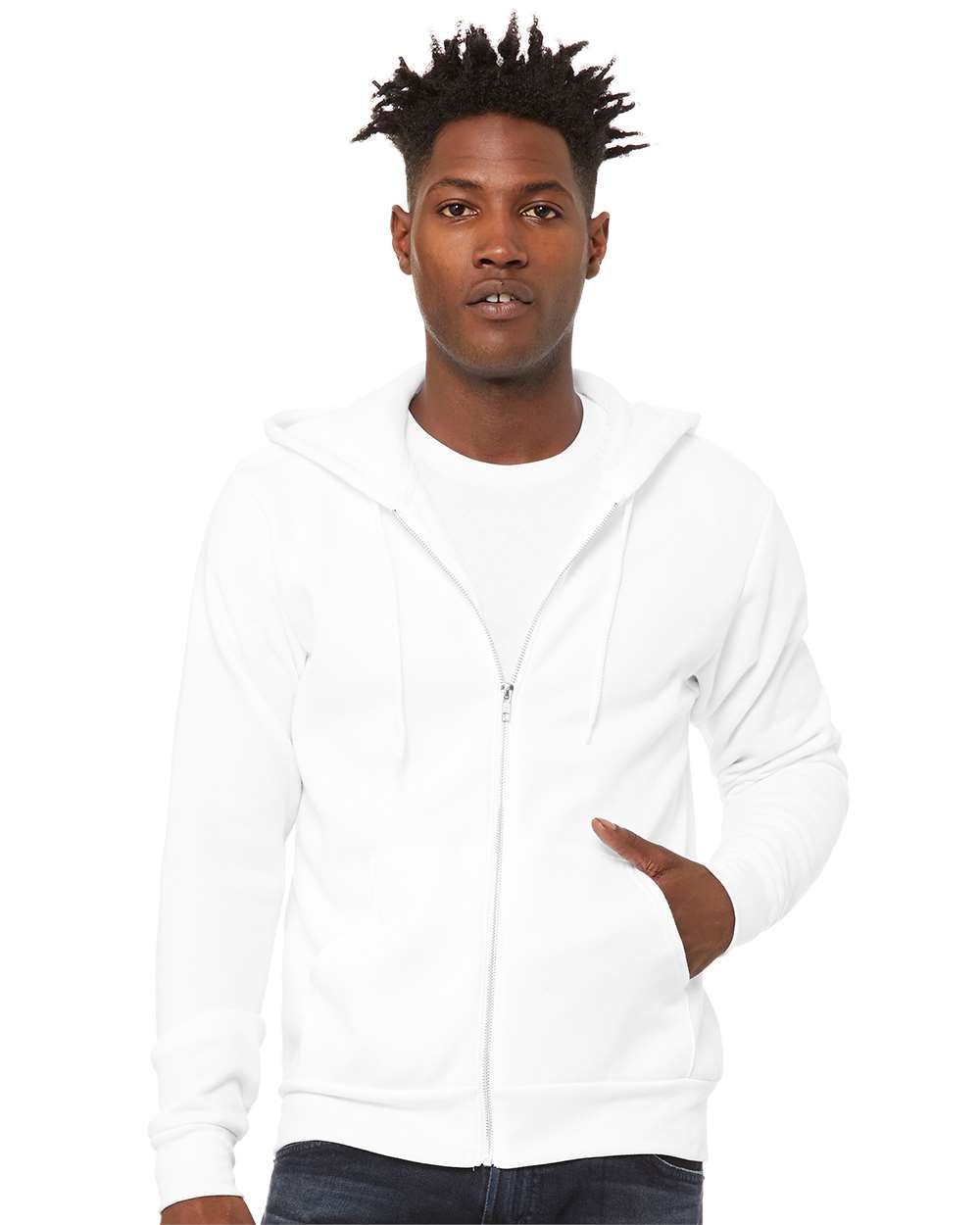 Bella Canvas Hoodie Bella+Canvas 3739 Unisex Sponge Fleece Full-Zip Hoodie Sweatshirt
