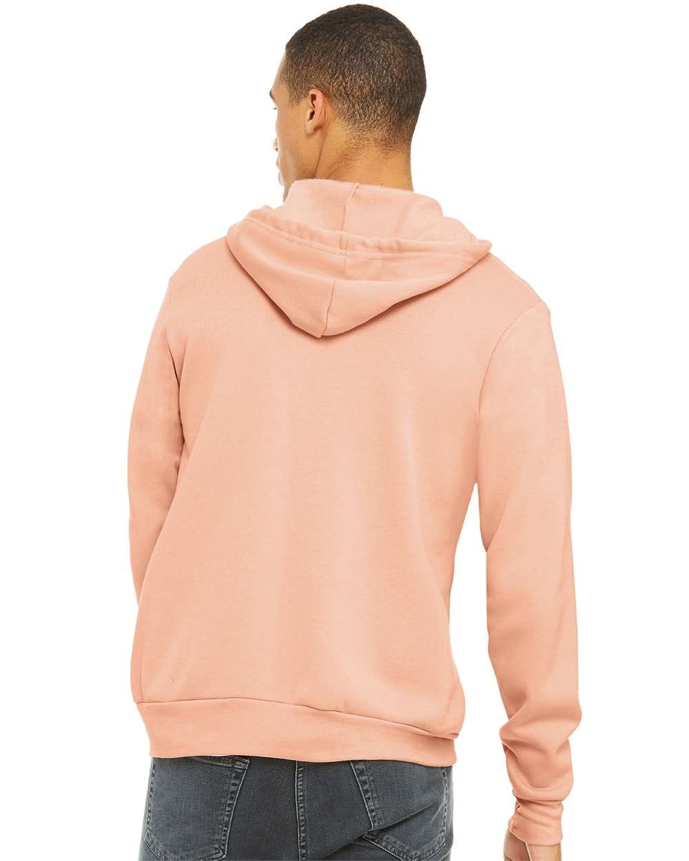 BELLA + CANVAS Fleece - Premium - Hood BELLA + CANVAS 3739 Unisex Sponge Fleece Full-Zip Hoodie Sweatshirt