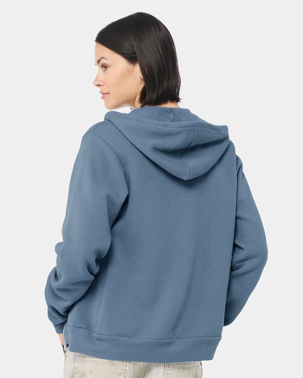 BELLA + CANVAS Fleece - Premium - Hood BELLA + CANVAS 3739 Unisex Sponge Fleece Full-Zip Hoodie Sweatshirt