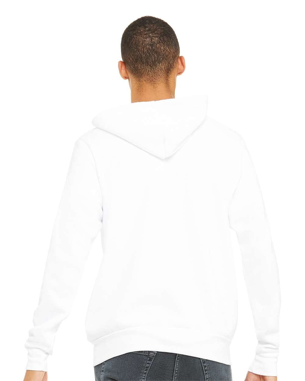 Bella Canvas Hoodie Bella+Canvas 3739 Unisex Sponge Fleece Full-Zip Hoodie Sweatshirt